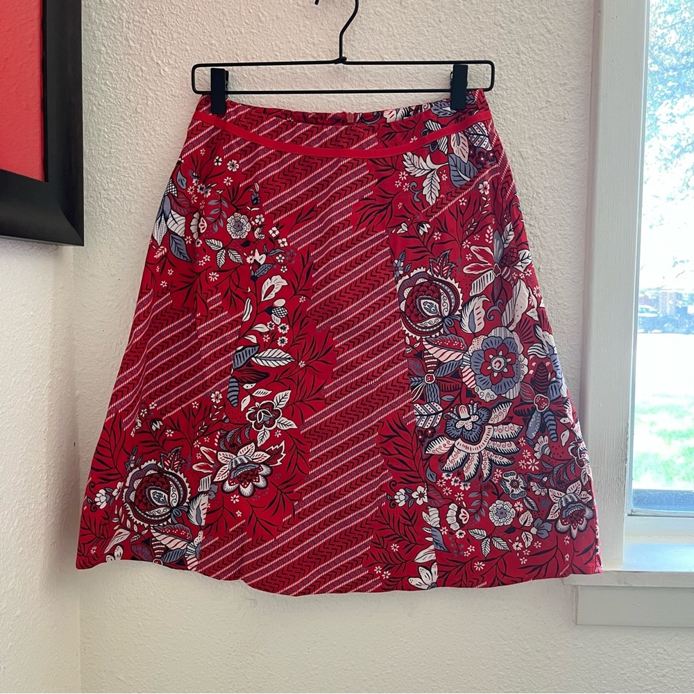 Vintage Live a Little printed skirt